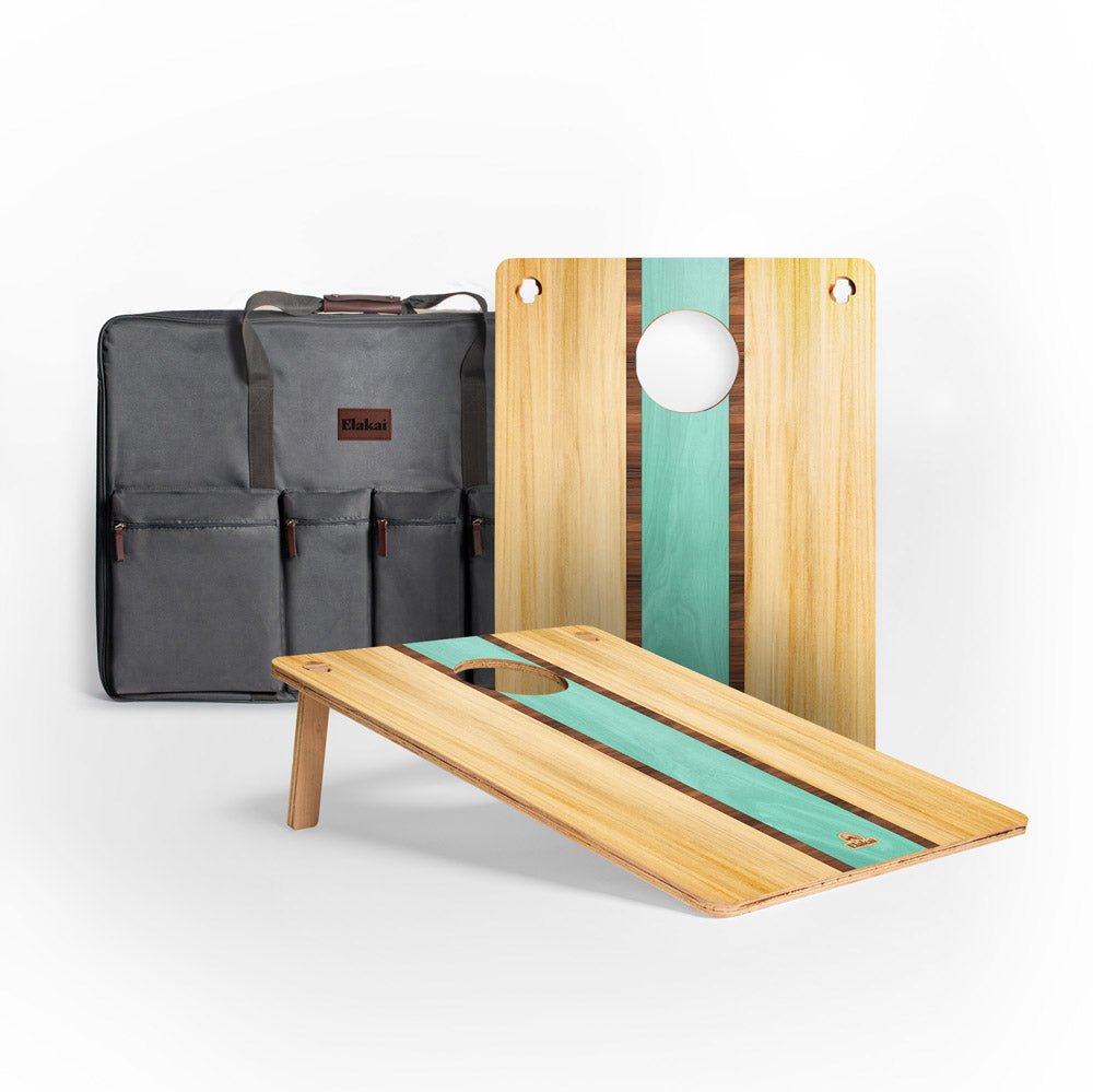 22-in × 31-in Wood Travel Cornhole Boards Set | Weekender Collection