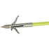 Muzzy Classic Fish Arrow Chartreuse with Iron 3 Barb Point