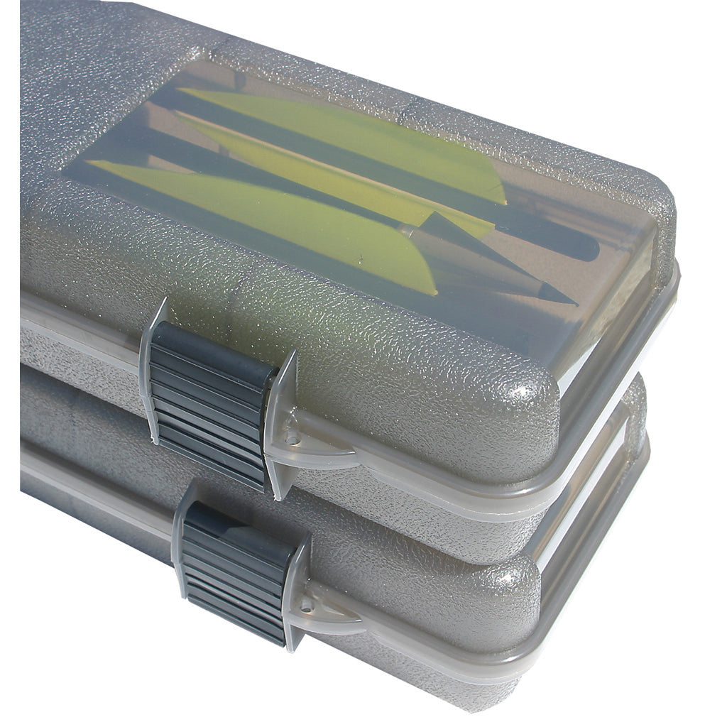 MTM Crossbow Bolt Case Smoke - Holds 12 Bolts