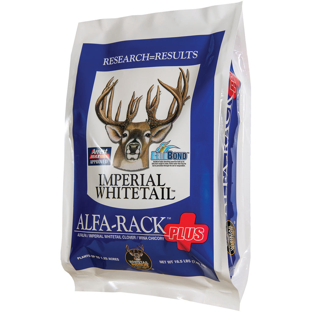 Whitetail Institute Imperial Seed Alfa Rack Plus 16.5 lb - High-Protein Alfalfa Blend