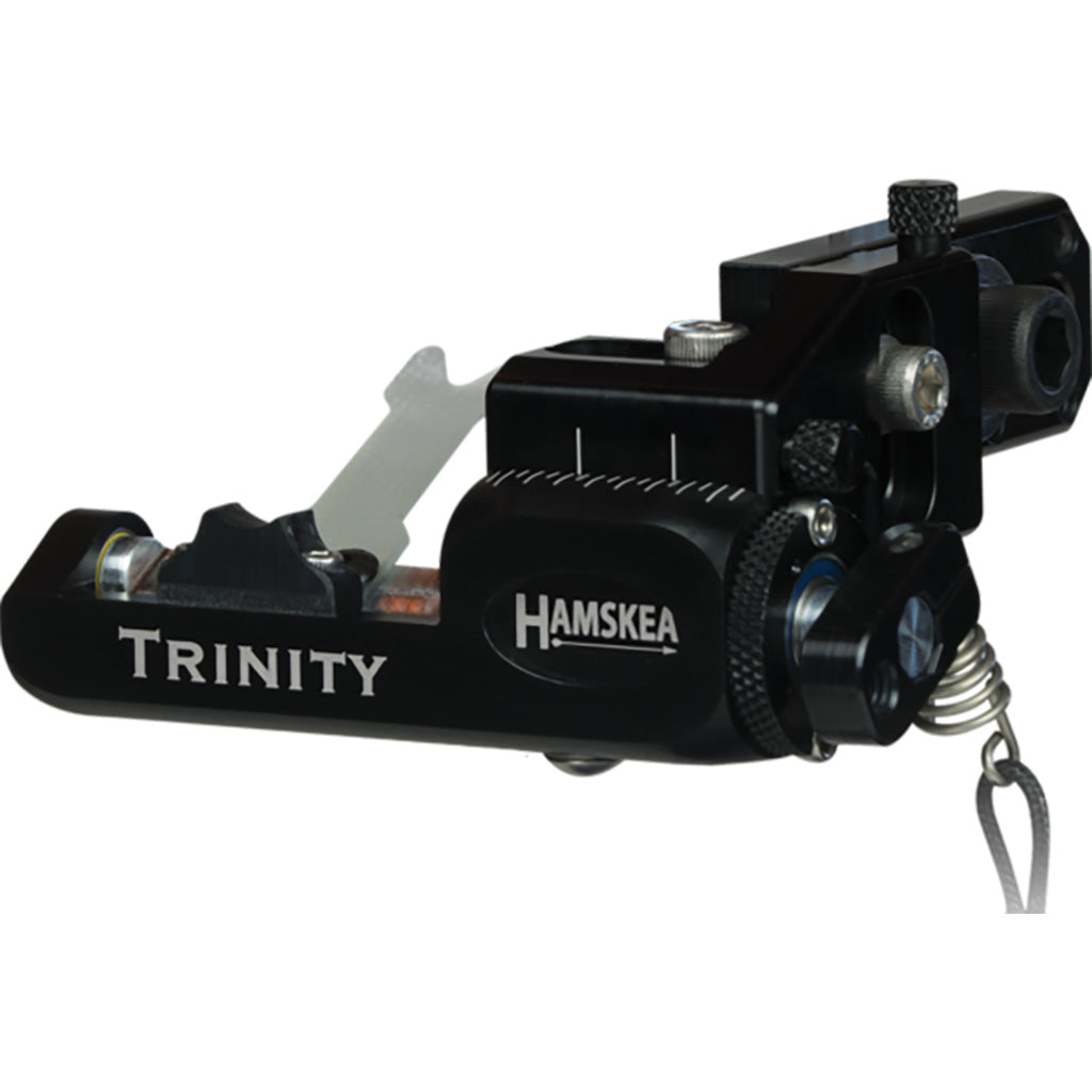 Hamskea Trinity Target Rest Micro Tune Black LH - Precision Archery
