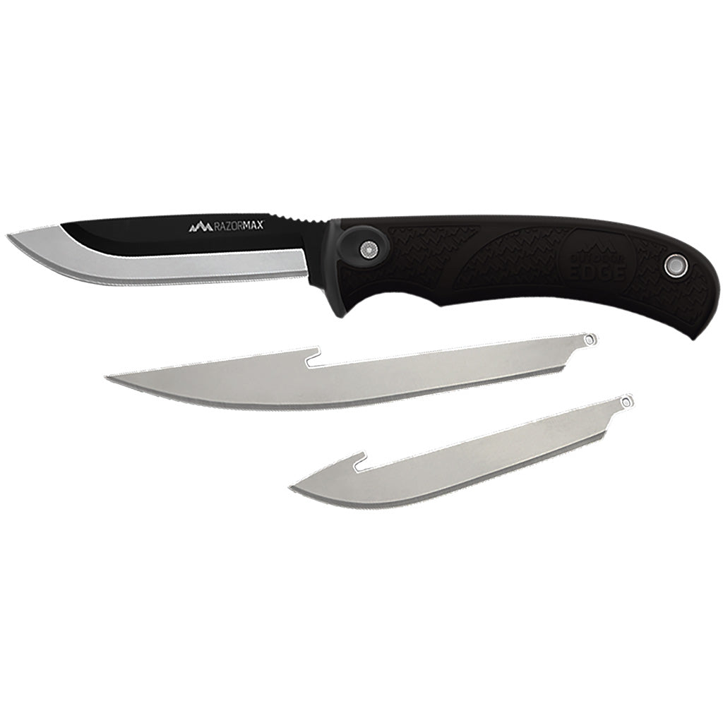 Outdoor Edge RazorMax Knife Black - Part Number: 1001601