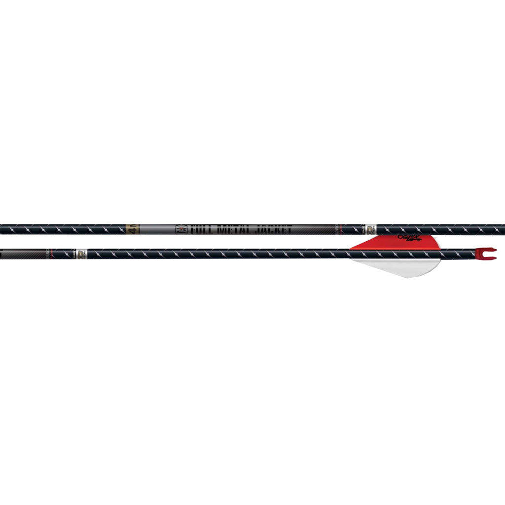 Easton 4mm Full Metal Jacket Match Grade Arrows 400 with Blazer Vanes - 6 Pack