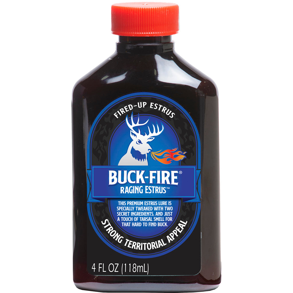 Wildlife Research Buck-Fire Raging Estrus 4 oz - Attracts Mature Bucks