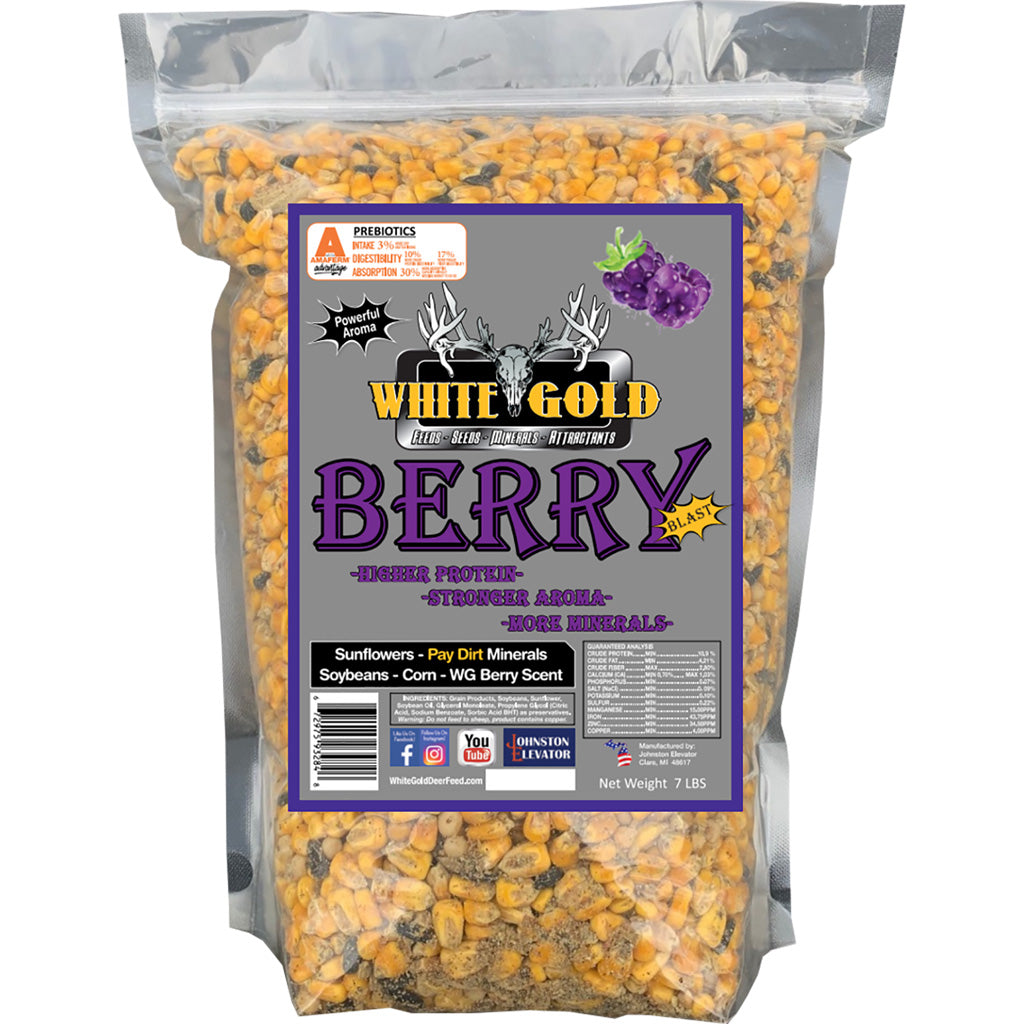 White Gold Berry Blast 7 lbs - High Protein Supplement