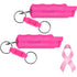Sabre Key Case Pepper Spray Combo Pack Pink 2 pk. - Maximum Strength Self-Defense Solution