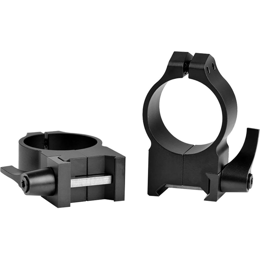 Warne Maxima Vertical Quick Detach Scope Rings Matte Black 30mm High - Part Number: 30MM-H