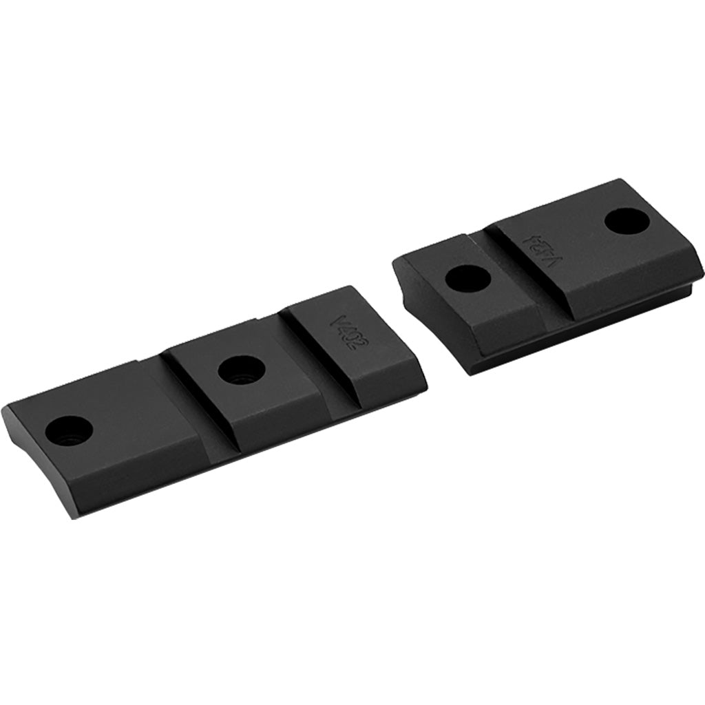 Warne Vapor Aluminum Base Set Matte Black for Winchester Model 70
