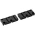 Warne Vapor Aluminum Base Set Matte Black Browning X-bolt