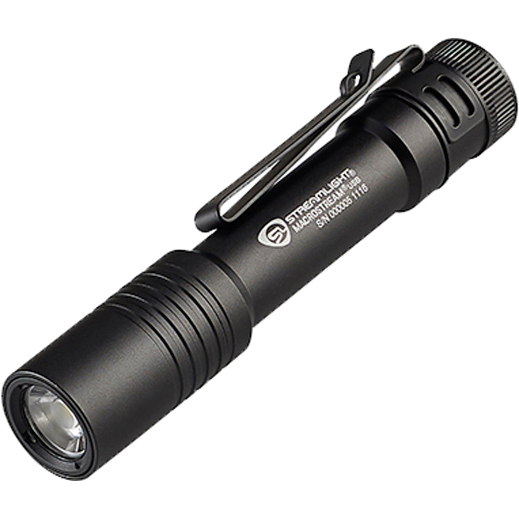 Streamlight Macrostream USB Flashlight Black 500 Lumens