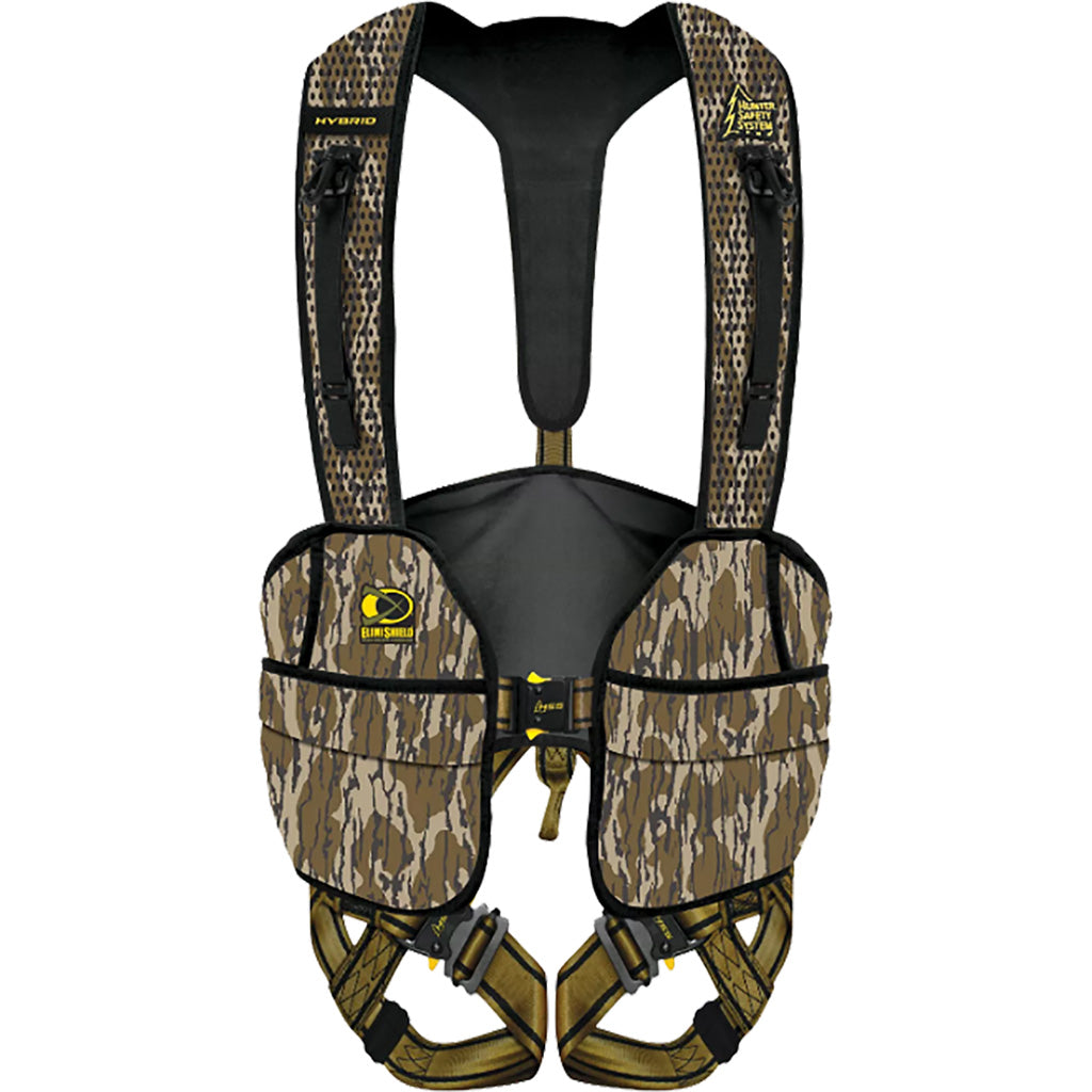 Hunter Safety System Hybrid Harness with ElimiShield Mossy Oak Bottomland - 2X-Large/3X-Large