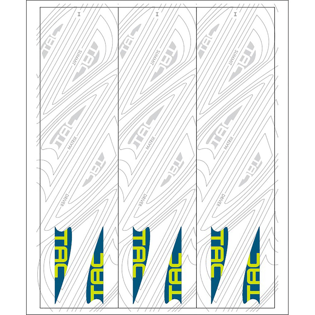 TAC Vanes Arrow Specific Wraps White Size I 5.5 13 pk.