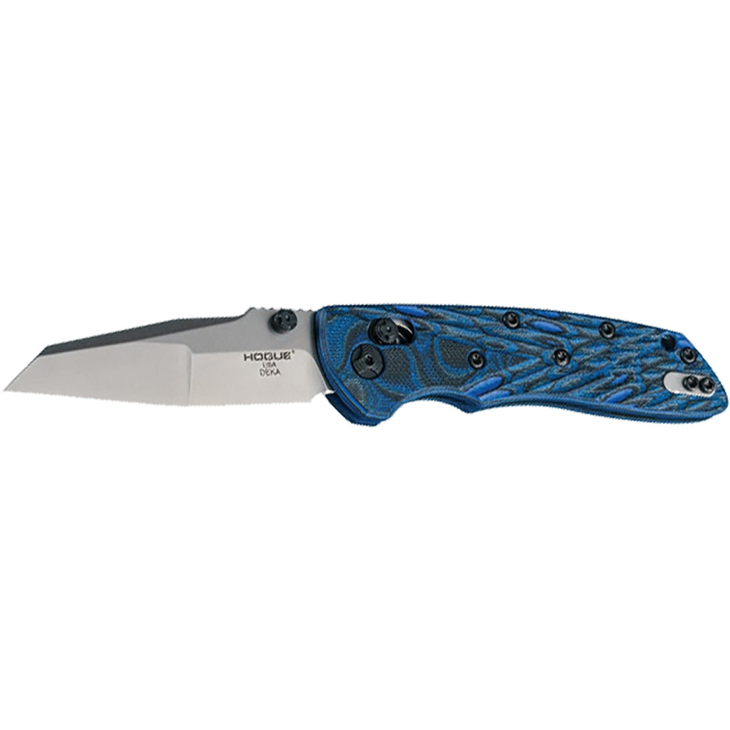 Hogue Deka Folding Knife Blue 3.25 in. ABLE Lock - Part No. 1206044