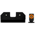 XS Sights R3D Night Sights Orange Glock 42/43/43x/48