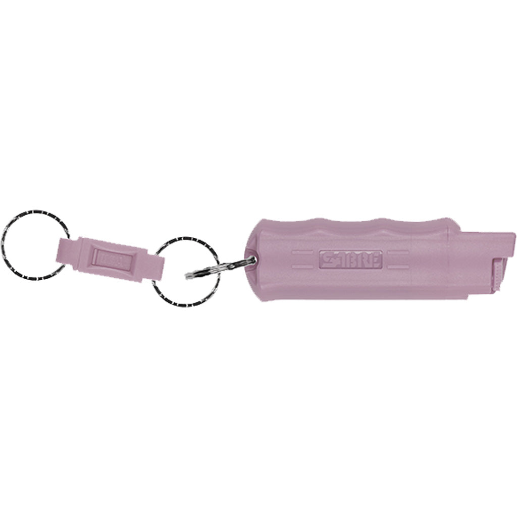 Sabre Red Keychain Pepper Spray Dust Hardcase with Quick Release Key Ring - Maximum Strength Formula