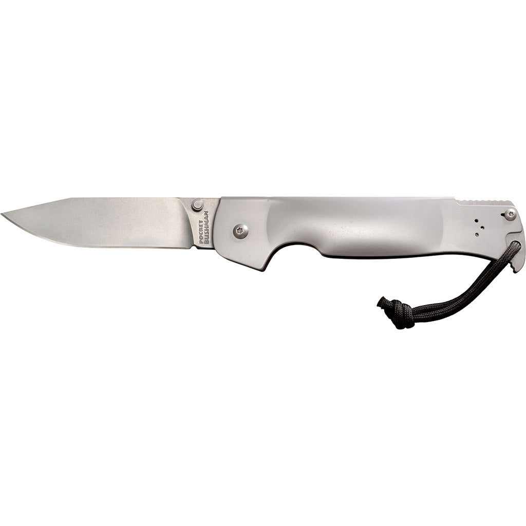 Cold Steel Pocket Bushman Folding Knife Sliver 4.5 in.