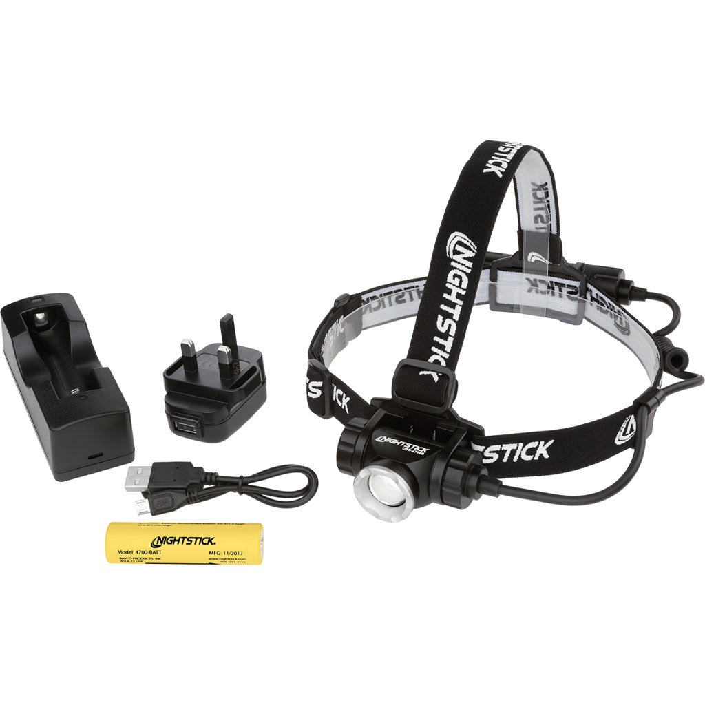 NightStick Headlamp Black 1000 Lumens USB - Model 1000