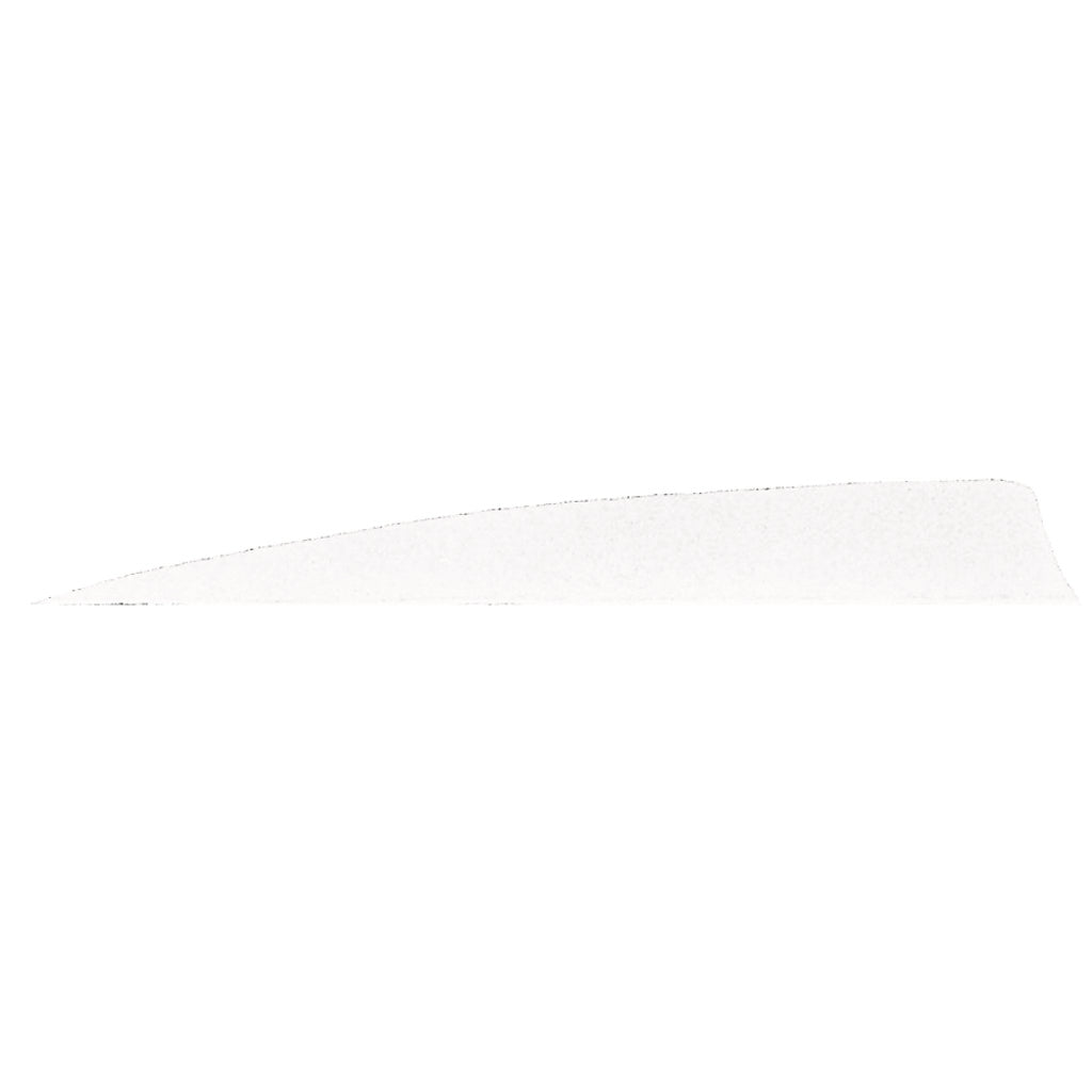 Gateway Shield Cut Feathers White 5 in. LW - 50 Pack