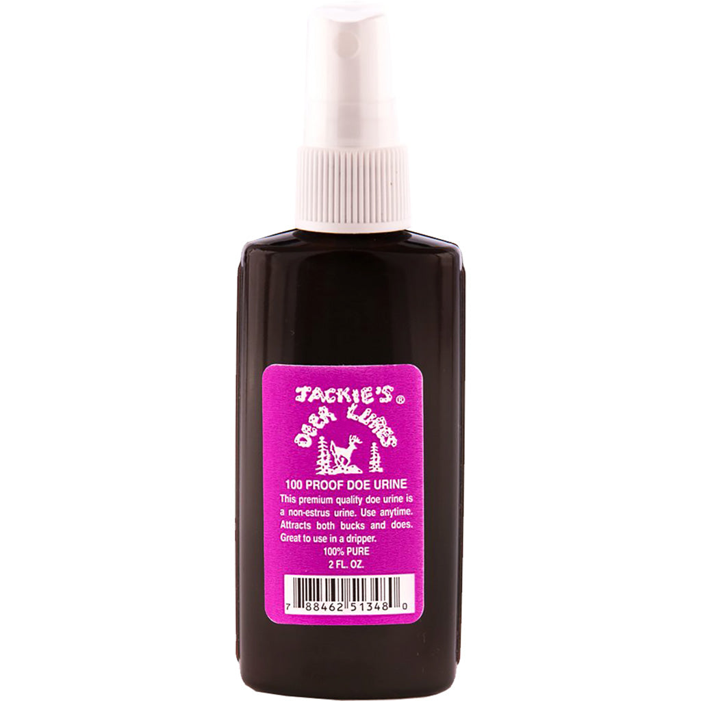 Jackies Deer Lures 100 Proof Doe Urine with Sprayer - 2 oz.