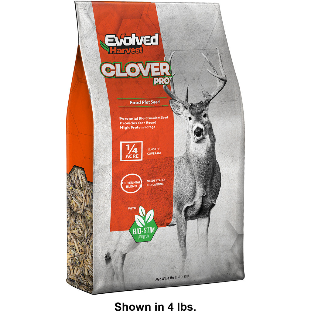 Wildgame Innovation Evolved Clover Seed 2 lb - Bio-Stimulant Coated Perennial Blend