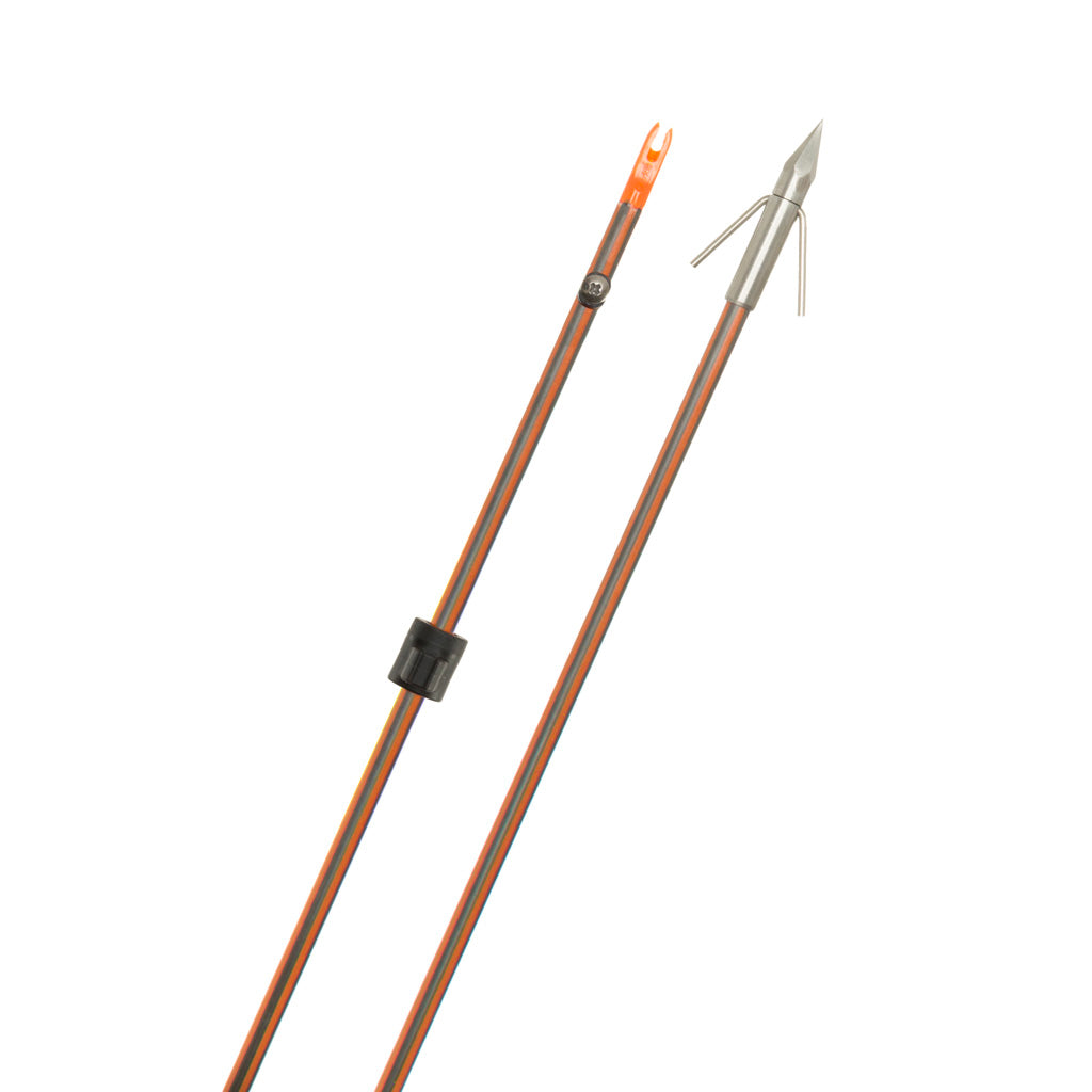 Fin Finder Hydro Carbon IL Bowfishing Arrow withBig Head Point