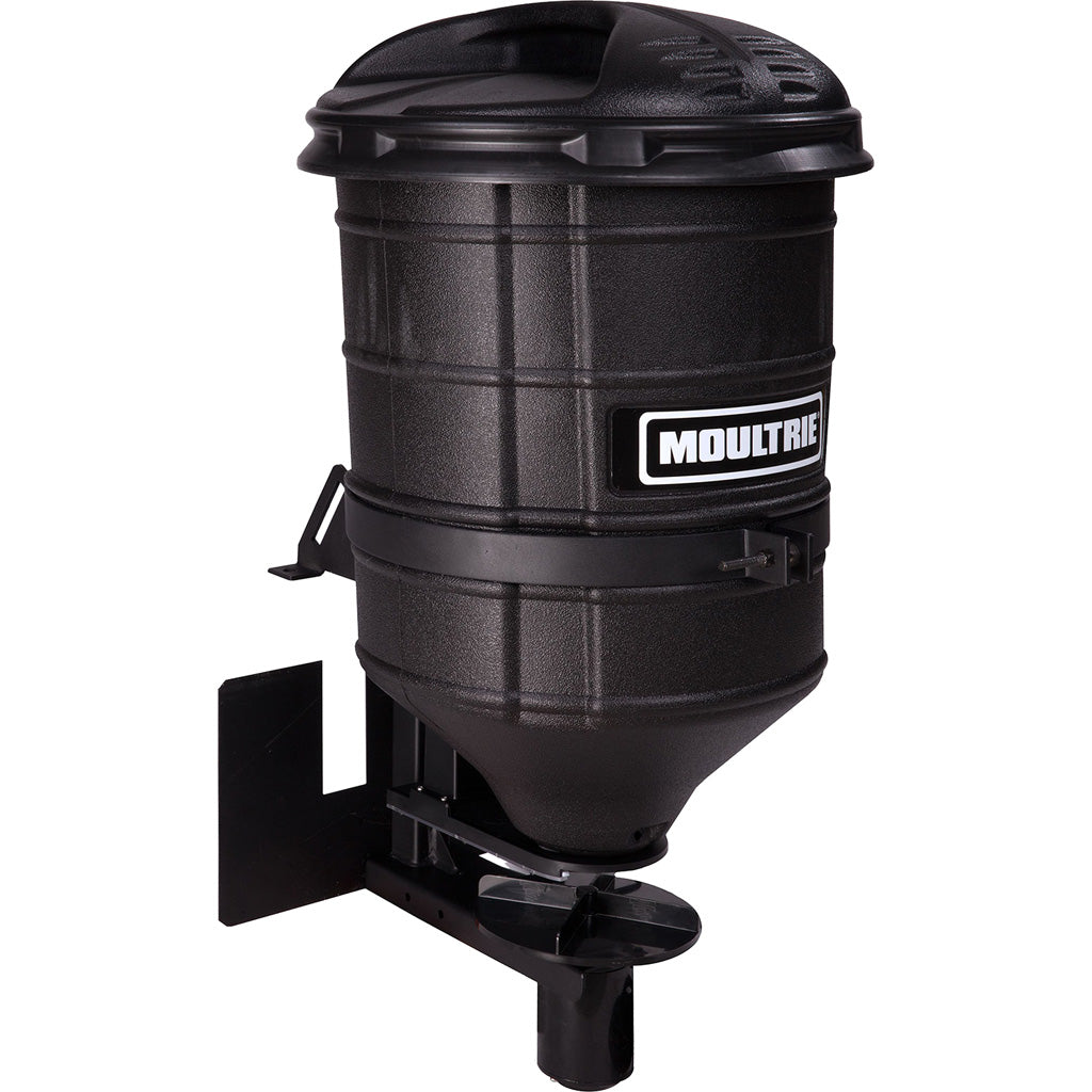 Moultrie ATV Spreader Electronic Gate - Durable Plastic Hopper with Handheld Controller