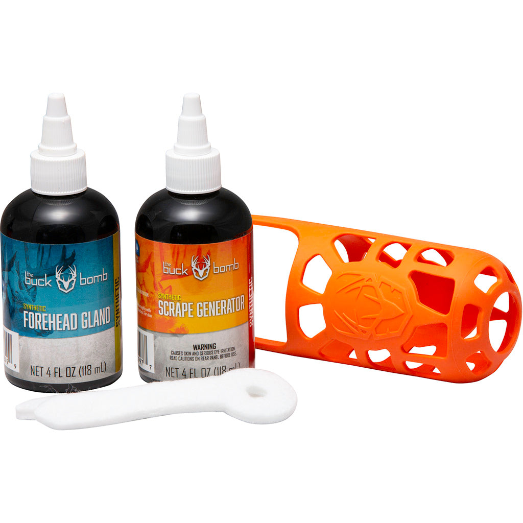 Buck Bomb Scrape Kit Plus with Scent Hammock - Ultimate Hunting Attractant