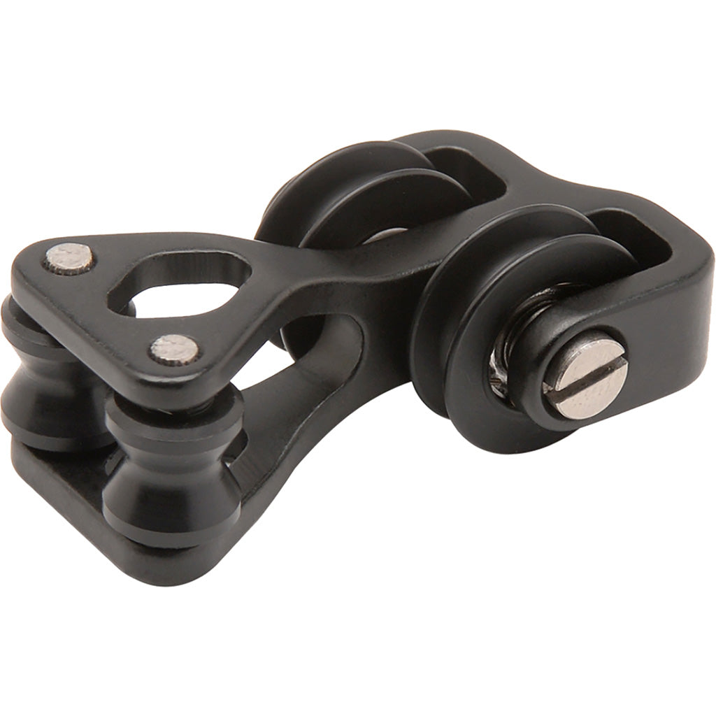 30-06 Roller Cable Slide Black - Durable Aluminum Construction