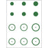 Gunstar Mongo Target Reticle Set Green - Precision Optics for Target Shooting