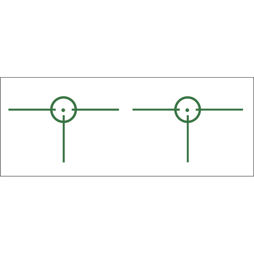 Gunstar Tactical 3D 1 Reticle Green