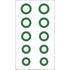 Gunstar Chubby Circle Reticle Set Green