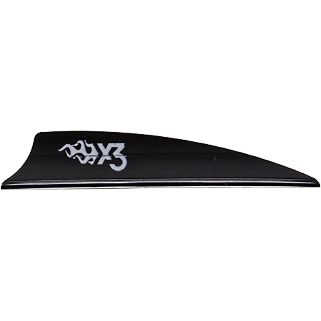 Bohning X3 Vanes Black 2.25 in. - 100 Pack