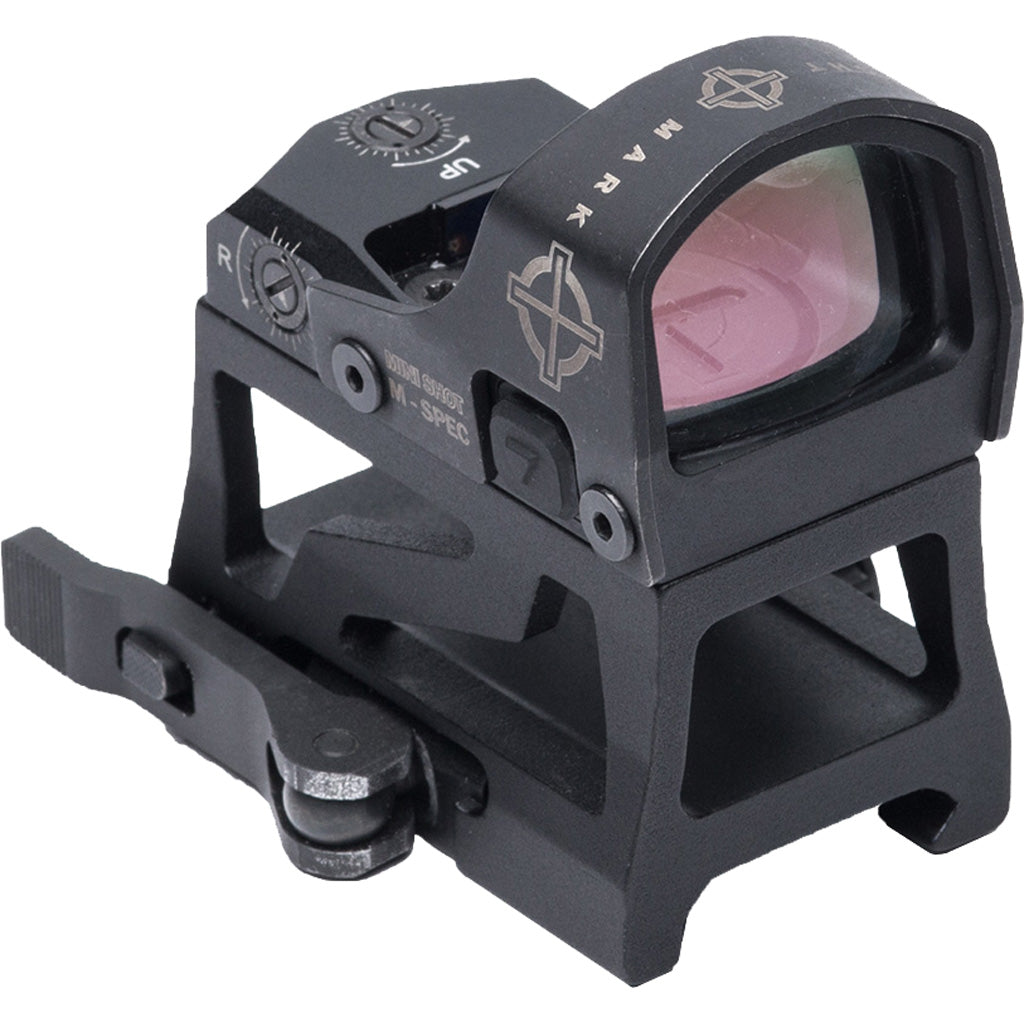Sightmark Mini Shot M-Spec LQD Red Dot Sight 1x 3 MOA LP/AR Riser Fixed Mount