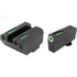 TruGlo TFX Handgun Sights Glock SUP High Set