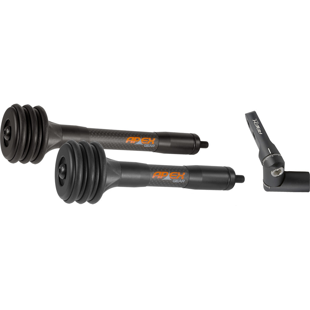 Apex Gear End Game Stabilizer Kit Black 8 in./6 in. with Rear Mount