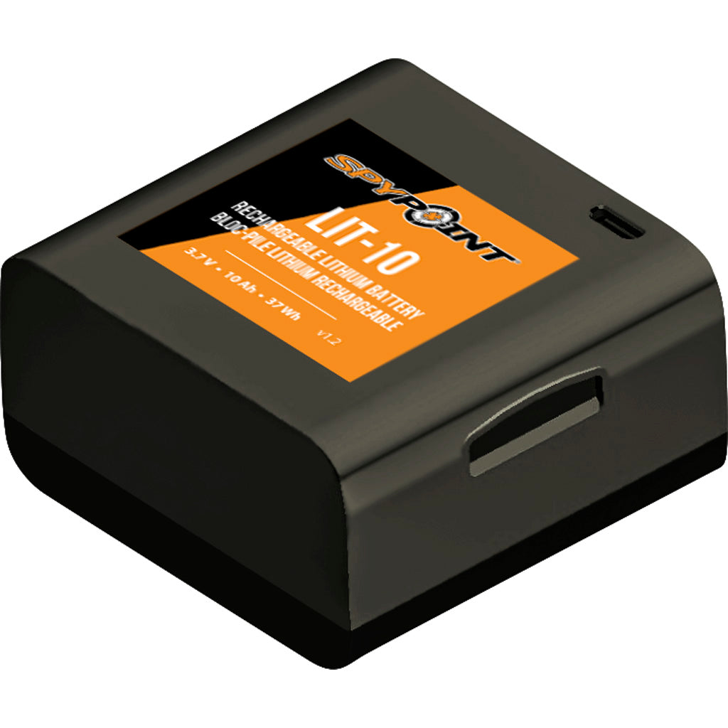 Spypoint LIT-10 Lithium Battery Pack &amp; Charger Link Micro/Link Micro-S/Cell Link