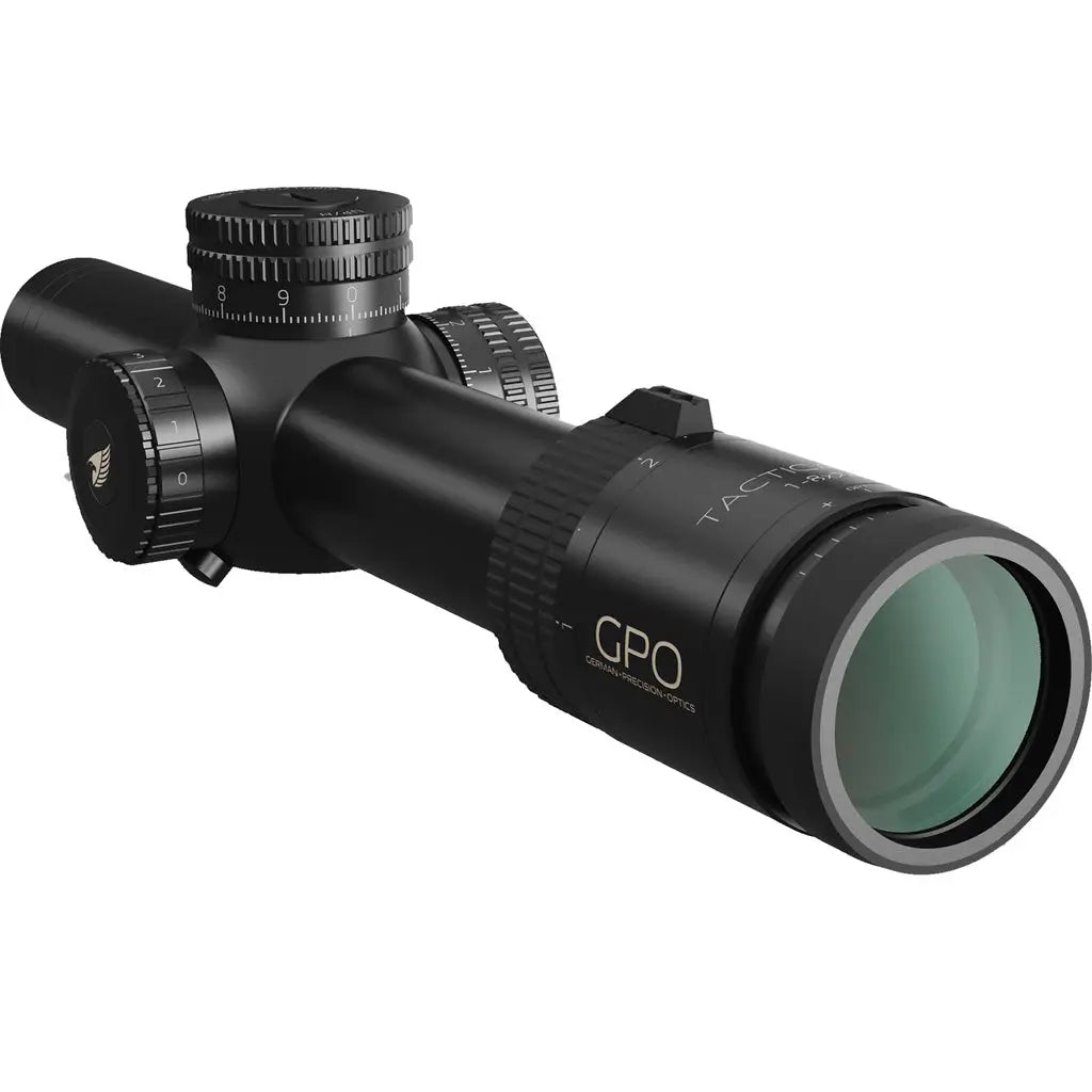 German Precision Optics GPO Tactical Riflescope 1-8x24 with Horseshoe Reticle