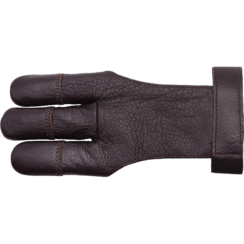 30-06 CowHide Shooting Glove Brown 3 Finger X-Large - Comfortable and Durable