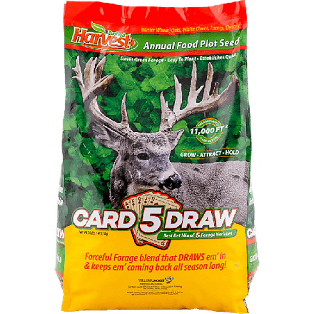 Evolved Habitats 5 Card Draw Seed - 10 lb. Mix for Optimal Deer Attraction