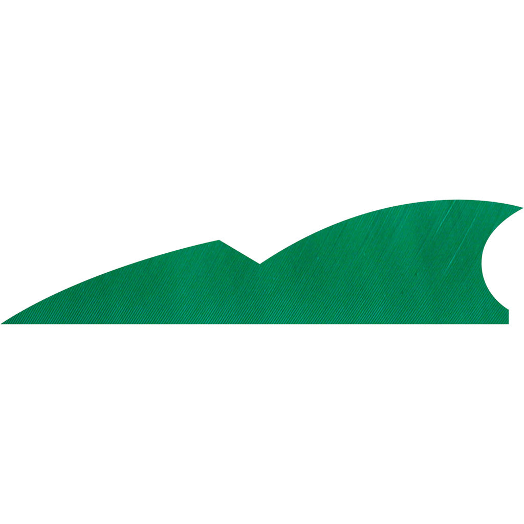 Gateway Batwing Feathers Green 2 in. LW 50 Pack - Enhanced Arrow Spin