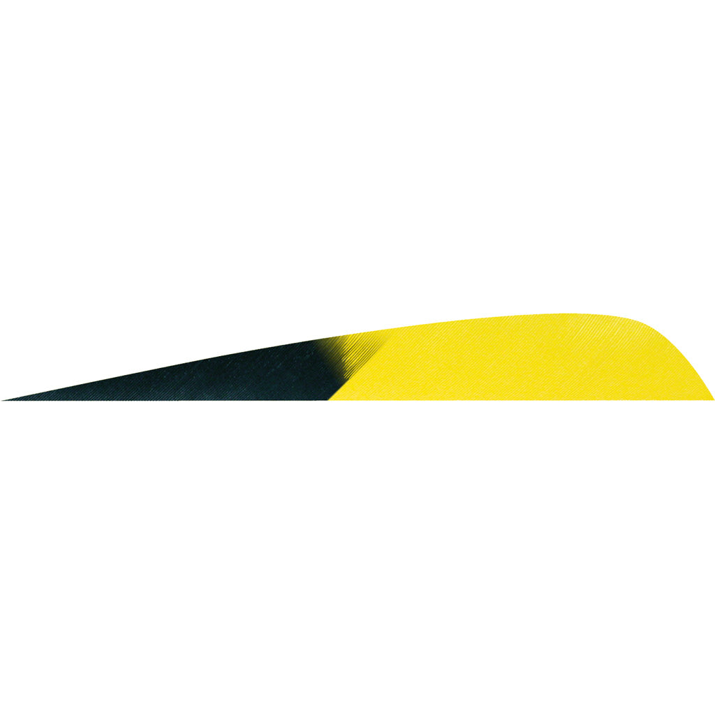 Gateway Kuro Flo Yellow Parabolic Feathers 4 in. LW - 50 Pack