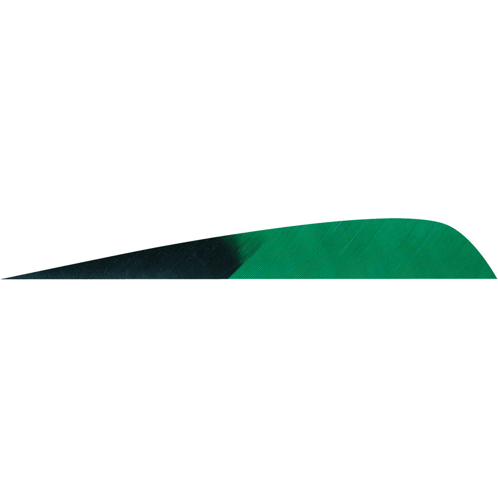 Gateway Kuro Green 4 in. LW Parabolic Feathers - 50 Pack