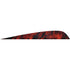 Gateway Parabolic Feathers Tre Red 4" LW 50 Pack
