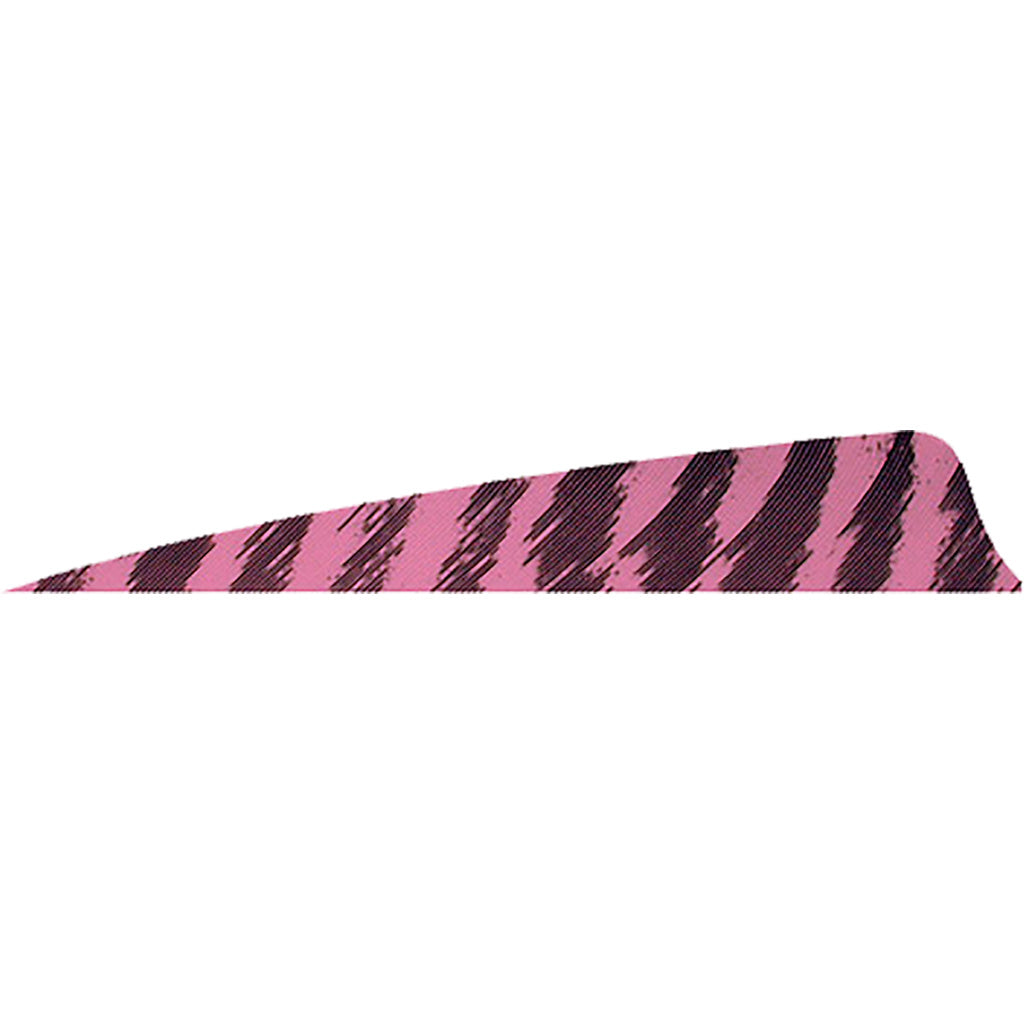 Gateway Shield Cut Feathers Barred Pink 4 in. LW - 50 Pack