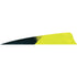 Gateway Shield Cut Feathers Kuro Lemon Lime 4 in. LW - 50 Pack