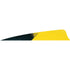 Gateway Shield Cut Feathers Kuru Sun Yellow 4 in. RW - 50 Pack