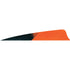 Gateway Shield Cut Feathers Kuru Tangerine 4 in. RW - 50 Pack