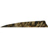 Gateway Shield Cut Feathers Tre Brown 4 in. RW 50 Pack