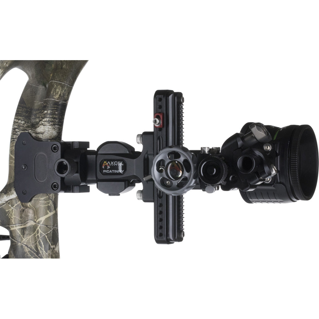 Axcel LANDSLYDE Picatinny Sight AccuStat II 3 Pin .010 RH - Precision Sight for Archery