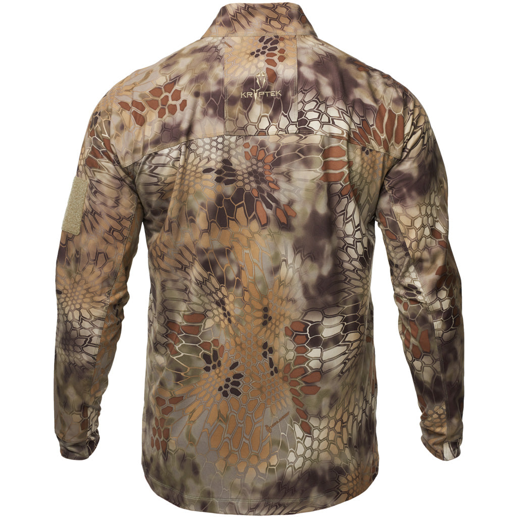 Kryptek Valhalla 2 Long Sleeve Zip Shirt Highlander 2X-Large